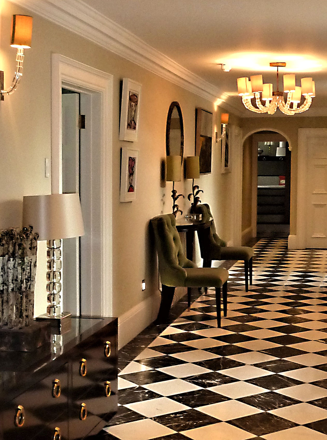 Interior hallway - Castle Eaton Construction, Surrey