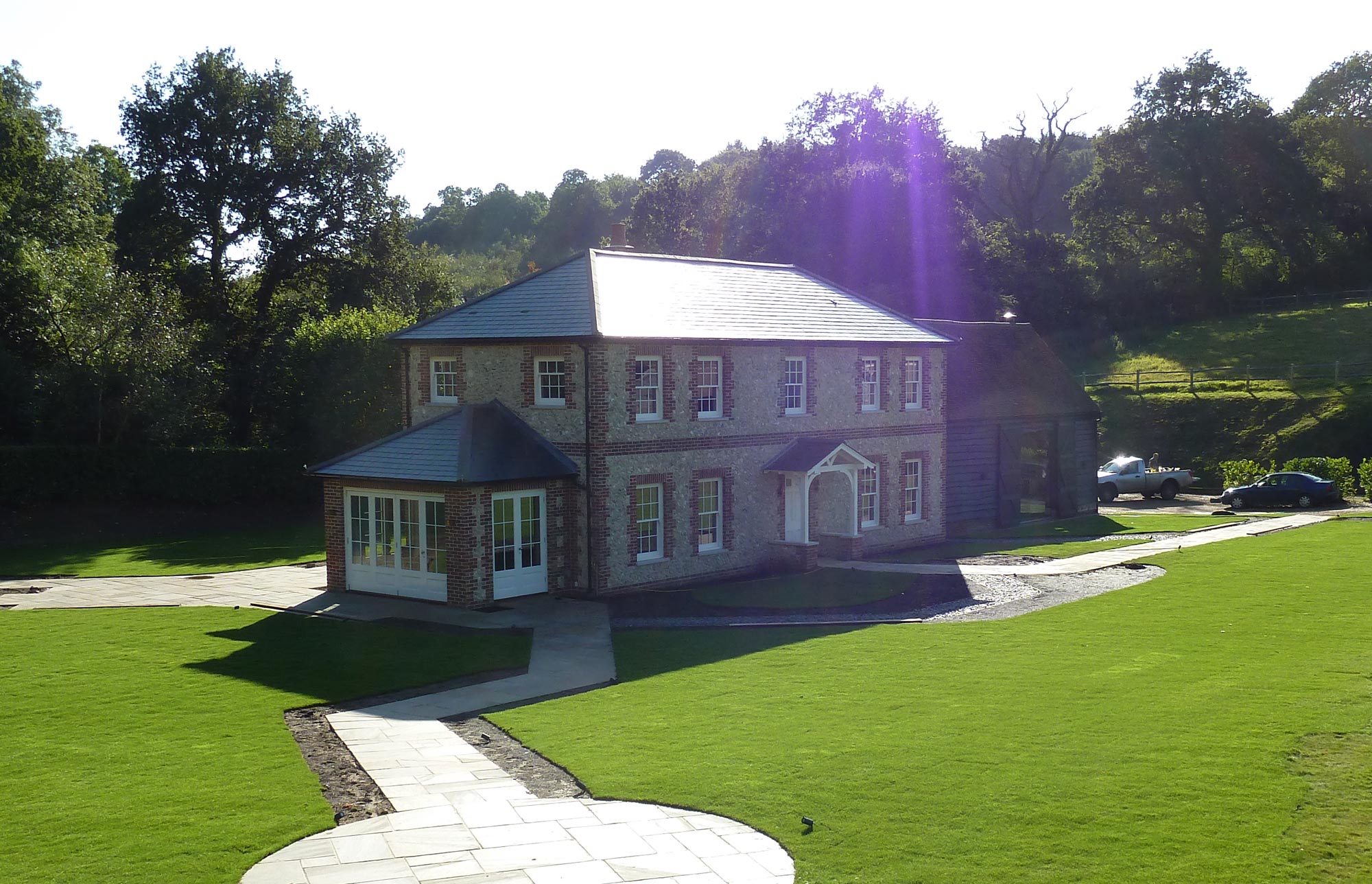 Exterior of new build - Castle Eaton Construction, Surrey